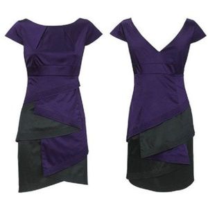 EUC [Karen Millen] Silk Combo Dress